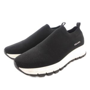 PRADA ソックススニーカー 36 ブラック 1S716L