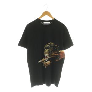 Tシャツ ライオンプリント クルーネック XS 黒 BW70603Z1G /MI GY19