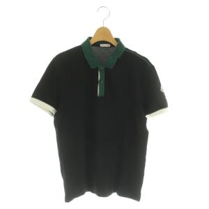 17SS MAGLIA POLO MANICA CORTA ポロシャツ 半袖 M 黒 緑 SCOM-16-781
