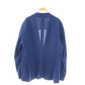 TAGLIATORE テーラードジャケット ブルー ブートニエール ピンバッジ 52 ネイビーブルー