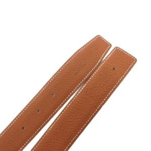 HERMES Hベルト コンスタンス リバーシブル レザー F刻印 ブラウン ブラック バックルなし