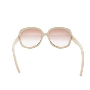 Christian Dior glossy サングラス アイウェア メガネ 125 クリーム n5a02 /FF GY19