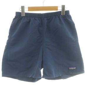 BAGGIES SHORTS バギーズショーツ ショートパンツ イージー ウエストゴム ロゴ XS 紺