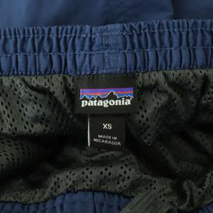 Patagonia BAGGIES SHORTS バギーズショーツ ショートパンツ イージー ウエストゴム ロゴ XS 紺