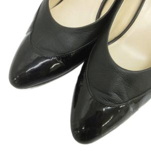 Vivienne Westwood パンプス エナメル 切り替え 37 ブラック