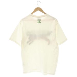 KENZO PARIS Tシャツ 刺繍 半袖 L 白 GY19 /SY OS