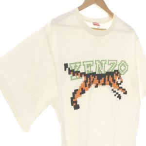 KENZO PARIS Tシャツ 刺繍 半袖 L 白 GY19 /SY OS