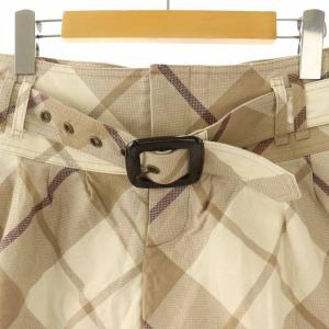 BURBERRY BLUE LABEL ショートパンツ チェック 38 ベージュ GY19 /SY OS