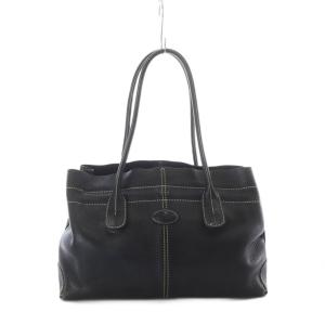 トートバッグ ブラック シボ加工