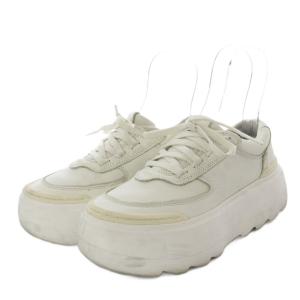 UGG australia マリン メガ レース Marin Mega Lace スニーカー プラットフォーム 厚底 レザー US5.5