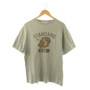 Tシャツ カットソー プリント L グレー /CX GY03