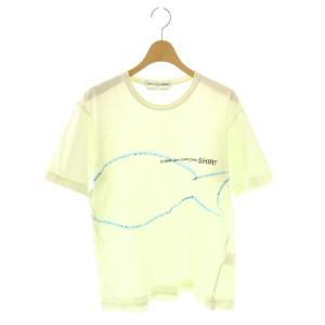 Tシャツ カットソー ロゴ S ライム /DF GY03