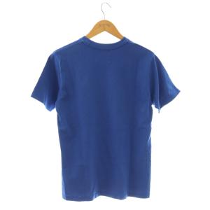 Ron Herman T&CコラボTシャツ カットソー 半袖 ロゴ S ブルー ホワイト /DO GY03