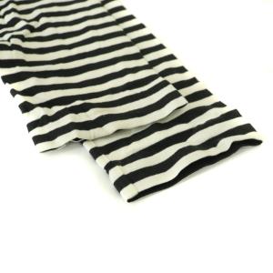 PLAY Comme des Garçons 長袖 Tシャツ カットソー ワッペンボーダー柄 M 白 ホワイト 黒 ブラック /SS OS