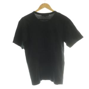 COMME des GARCONS HOMME PLUS Tシャツ カットソー 半袖 プリント S 黒 ブラック /SS OS
