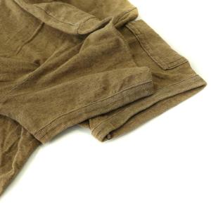 DOLCE&GABBANA ヘンリーネックTシャツ カットソー 半袖 イタリア製 34/48 茶 ブラウン /SS OS GY12