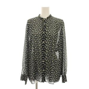 SCATTERED FLOWER PRINT HEBENI フラワープリント ブラウス シアー シャツ