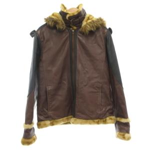 6151023 HOOD DETACH LAMB JACKET B-6