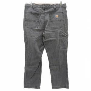 Carhartt ワークパンツ Rugged Flex Relaxed Fit 38 チャコールグレー アンクル丈 BN2291-M