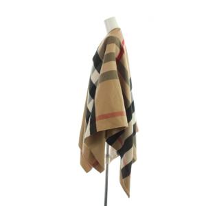 BURBERRY ケープ 大判ストール ノバチェック ベージュ