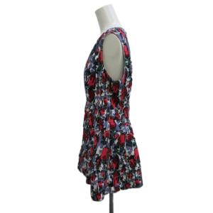 MARNI 18SS シャツ ブラウス 36 マルチカラー 花柄 ノースリーブ ラウンドネック /PP GY19