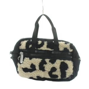 LesportSAC 4080HD86 PUFFY MINI DUFFEL ショルダーバッグ ハンド 2WAY ロゴ ボア ベージュ