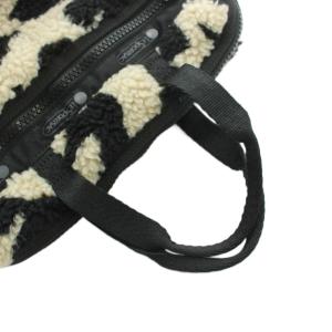 LesportSAC 4080HD86 PUFFY MINI DUFFEL ショルダーバッグ ハンド 2WAY ロゴ ボア ベージュ