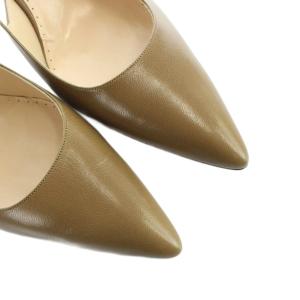 MANOLO BLAHNIK ミュール レザー38 ベージュ