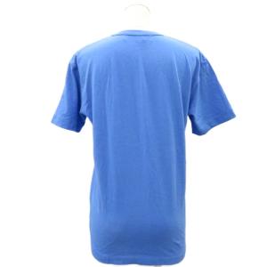 PLAY Comme des Garçons 2021年 Tシャツ カットソー クルーネック 半袖 M 青 ブルー 半袖 ロゴ /HO59 GY19