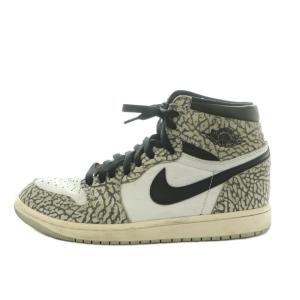 Air Jordan 1 High OG White Cement/Safari スニーカー