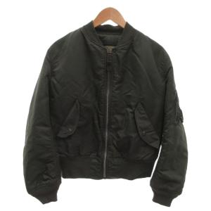 INDUSTRIES MA-1 フライトジャケット パッカリング ミリタリー ナイロン S カーキ /MX