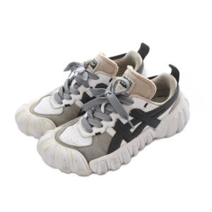 Onitsuka Tiger デンティグレ DENTIGRE スニーカー 28cm 白 ホワイト グレー 凹凸ソール 1183B421