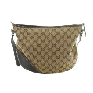 GUCCI GGキャンバス ニューブリット ショルダーバッグ ベージュ 169998 497927