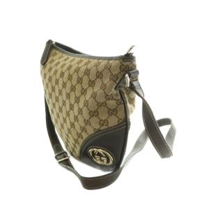 GUCCI GGキャンバス ニューブリット ショルダーバッグ ベージュ 169998 497927