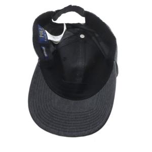 POLO RALPH LAUREN 帽子 野球帽 キャップ ロゴ 58cm グレー /YO25 GY12