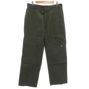 ダブルニールーズフィットワークパンツ ワイド ロゴ 34 カーキ 14788800 /GV GY12