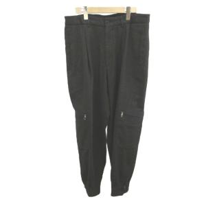 カーゴパンツ 50 ダークグレー ウール