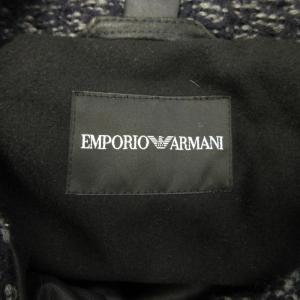 EMPORIO ARMANI ニットジャケット ウール 44 グレー