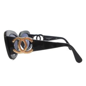 CHANEL サングラス デミ ココマーク ブラック ゴールドカラー 05253 94305 