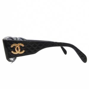 CHANEL サングラス マトラッセ ココマーク キルティング ブラック