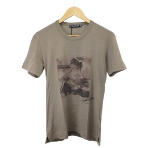 半袖Tシャツ 46 茶 ブラウン プリント 半袖 JT-G8DZ6T/G7YK3-A /SH GY19