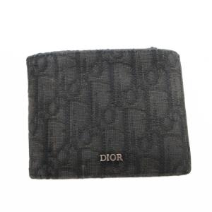 オブリーク ジャガード 二つ折り 財布 ウォレット トロッター グレー