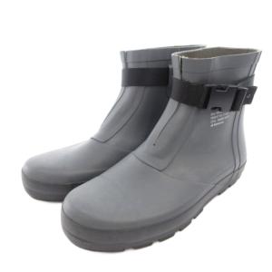 RUBBER BOOTS レインブーツ ショート 26 グレー ET-005 /FF GY69