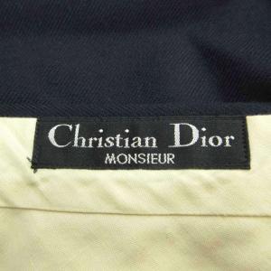 Christian Dior ムッシュ MONSIEUR パンツ スラックス ウール 83 ネイビー 紺 無地 /PP GY69