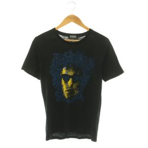 Bob Dylan ボブ ディラン Tシャツ カットソー 半袖 プリント M 黒 ブラック ネイビー イエロー