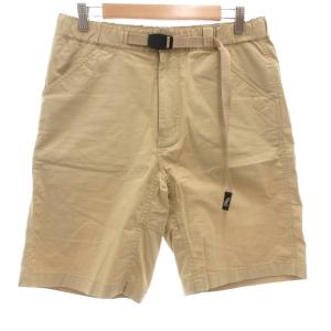クライミング ショートパンツ ハーフパンツ ガゼットクロッチ ウェビングベルト L ベージュ /ML GY12