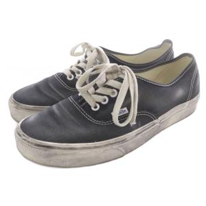 VANS AUTHENTIC スニーカー USED加工 キャンバス 28cm 黒 ブラック 507452 /SR