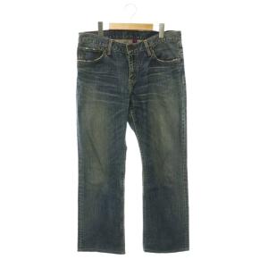  507 パープルパッケージ デニムパンツ ウォッシュ加工 33-33 インディゴ