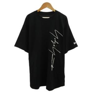 × NEW ERA オーバーサイズド パフォーマンスTシャツ M 黒 ブラック ロゴ クルーネック 半袖