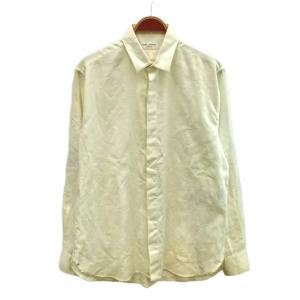 シャツ カットソー 白 ホワイト ペイズリー柄 長袖 564172 /KK GY19